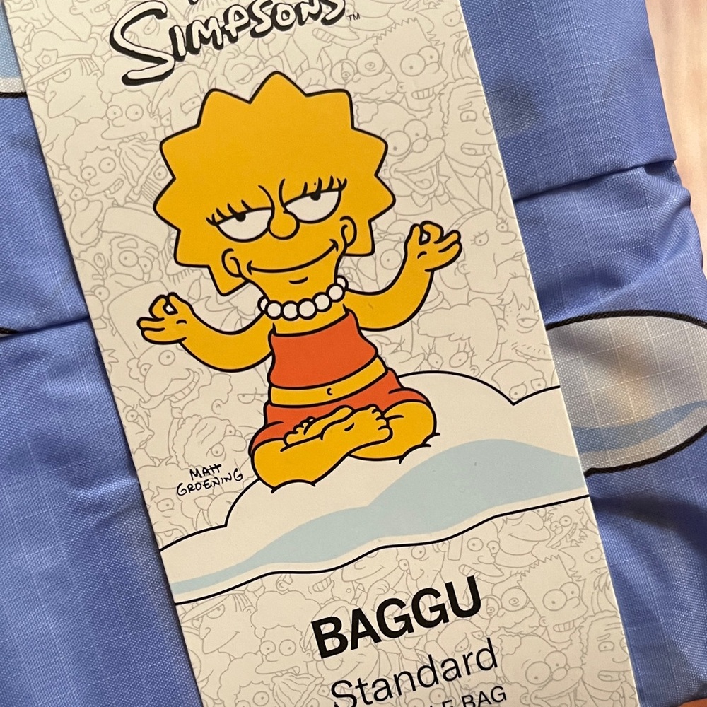 BAGGU The Simpsons Lisa Blue Reusable Bag - Picture 3 of 4